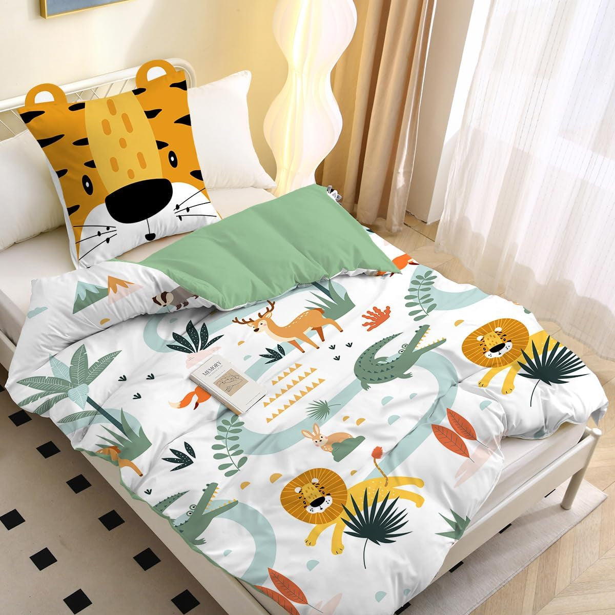 3D mikrofibersängkläder, djur, unisex Sängkläder - barn Naty Shop