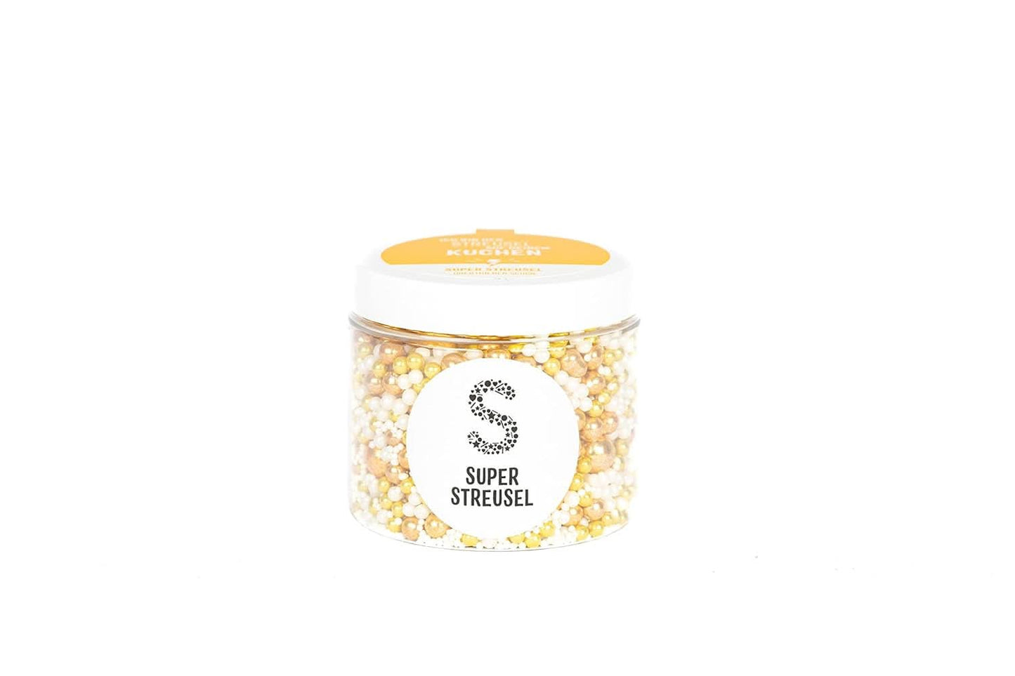 Super Streusel guldglimmer, strössel med jultema, 180 gram strössel Naty Shop