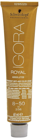 Igora Royal Absolute Age Blend Hårfärg, 7-560 Medium Golden Chocolate Blond, 60ml Naty Shop Hårfärg 8-50 Natural Light Golden Blonde 60 Ml (1 förpackning)
