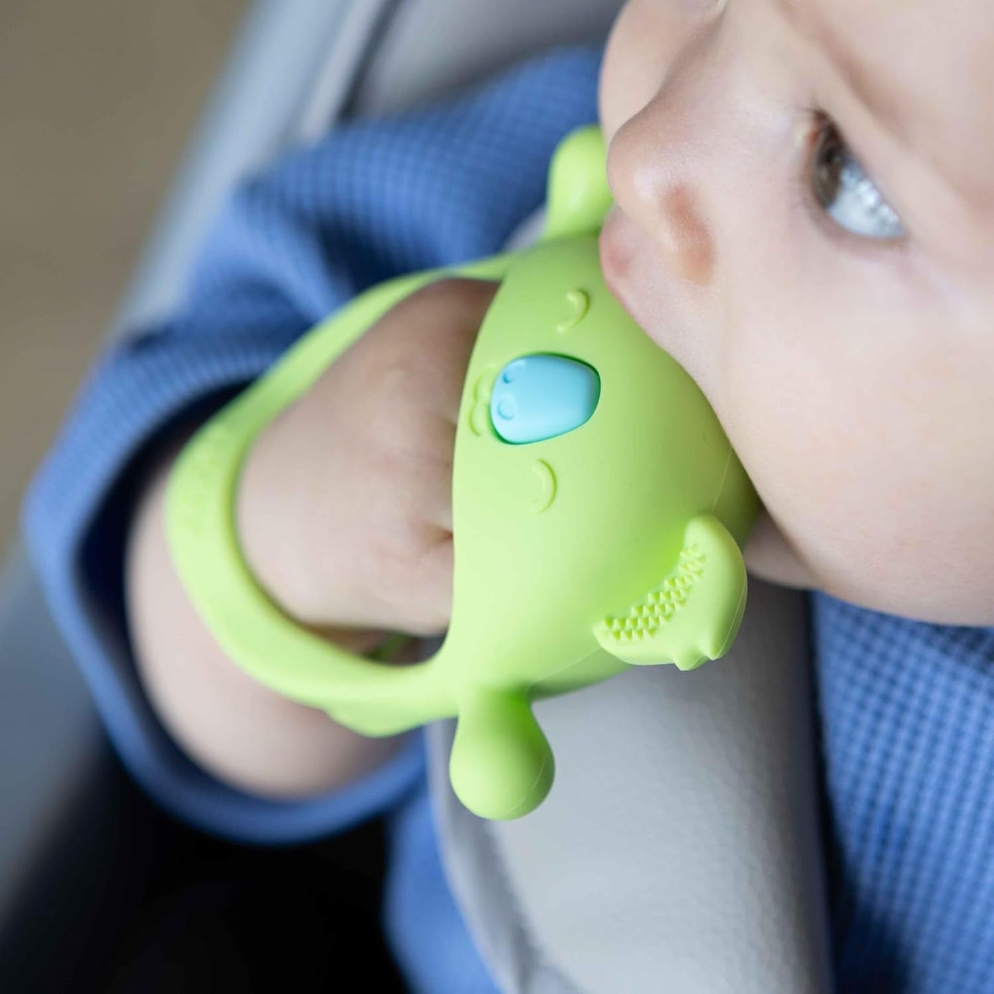 Nuby tandhandskar - Silikon | Koala barnleksak | Sensorisk leksak | 3+ månader
