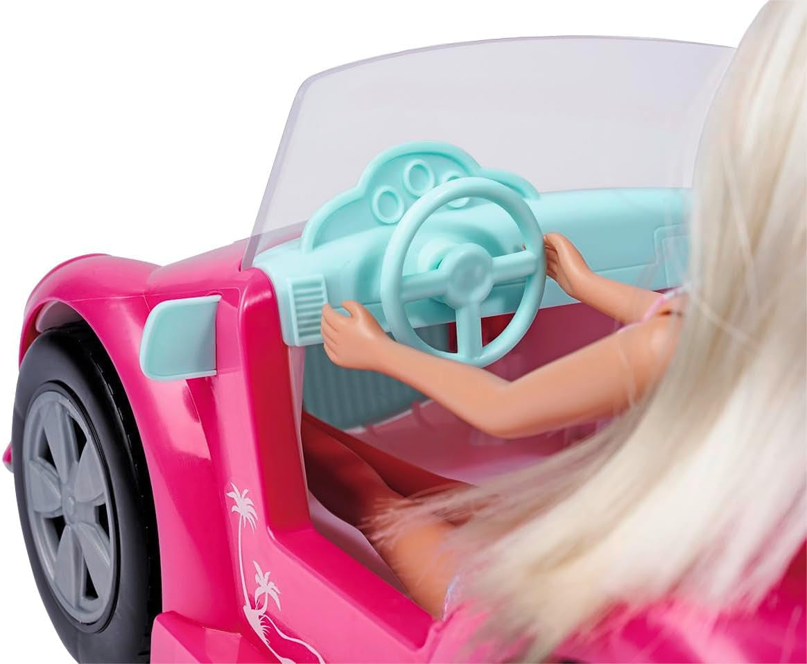Simba Steffi Love Beach Car Doll i cool sommaroutfit med strandvagn 29cm Ålder 3+