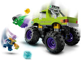 LEGO Ç€ Marvel Hulk Truck Vs. Thanos - Superhjältebyggande leksak - Avengers fordon och minifigurer - Monstertruck för megakul - Present till pojkar och flickor från 7 år - 76312 Byggset Besuche den LEGO-Store