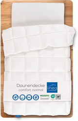 Comfort quilt, (90 dun / 10 fjädrar), vit, 135 X 200 Cm Täcken och täcken Naty Shop 135 X 200 Cm