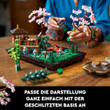 Lego Icons Garden of Silence - Vuxen Zen Botaniska trädgårdsset med lotusblommor - Anpassningsbar japanskt inspirerad skrivbordsdekoration - Present för kvinnor och män 10315 Byggset Besuche den LEGO-Store