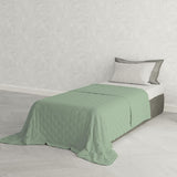 Elegant sommartäcke, quiltat, grönt, 170 X 250 cm Täcken och täcken Naty Shop
