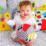 magdum 2 set babykubspel + tygboll - motorisk leksak från 1 år - leksak för barn 6 månader - Montessori-leksak - pedagogisk leksak 1 år - present till barn - boll för barn - kub för barn - presenter för barn Leksaker Bebe Naty Shop