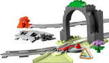 LEGO DUPLO Town Railway Tunnel och spår - Expansionsset, present till småbarn, uppmuntrar fingerfärdighet, lekset för 2 år gamla fordonsfans, kreativ lärandeleksak 10425 Byggset Besuche den LEGO-Store