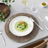 Villeroy & Boch - Artesano 6-delat servisset för 2, vitt, diskmaskinssäkert, mikrovågssäkert, bestickset, tallriksset, middagstallrikar, frukosttallrikar, middagstallrikar, premiumporslin