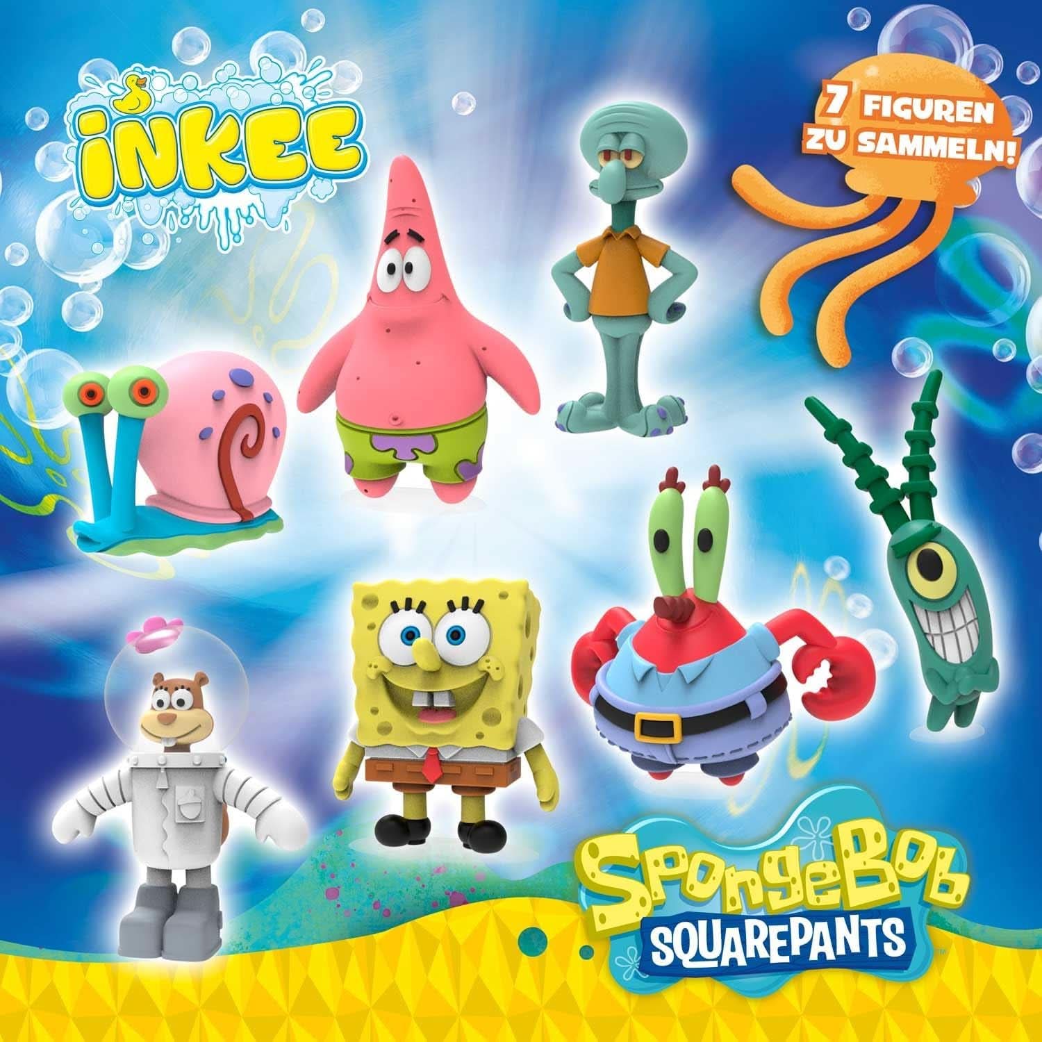 INKEE Spongebob Surprise Kids Bath Bomb Svampbob Fyrkant Samlarobjekt 80 gram Naty Shop