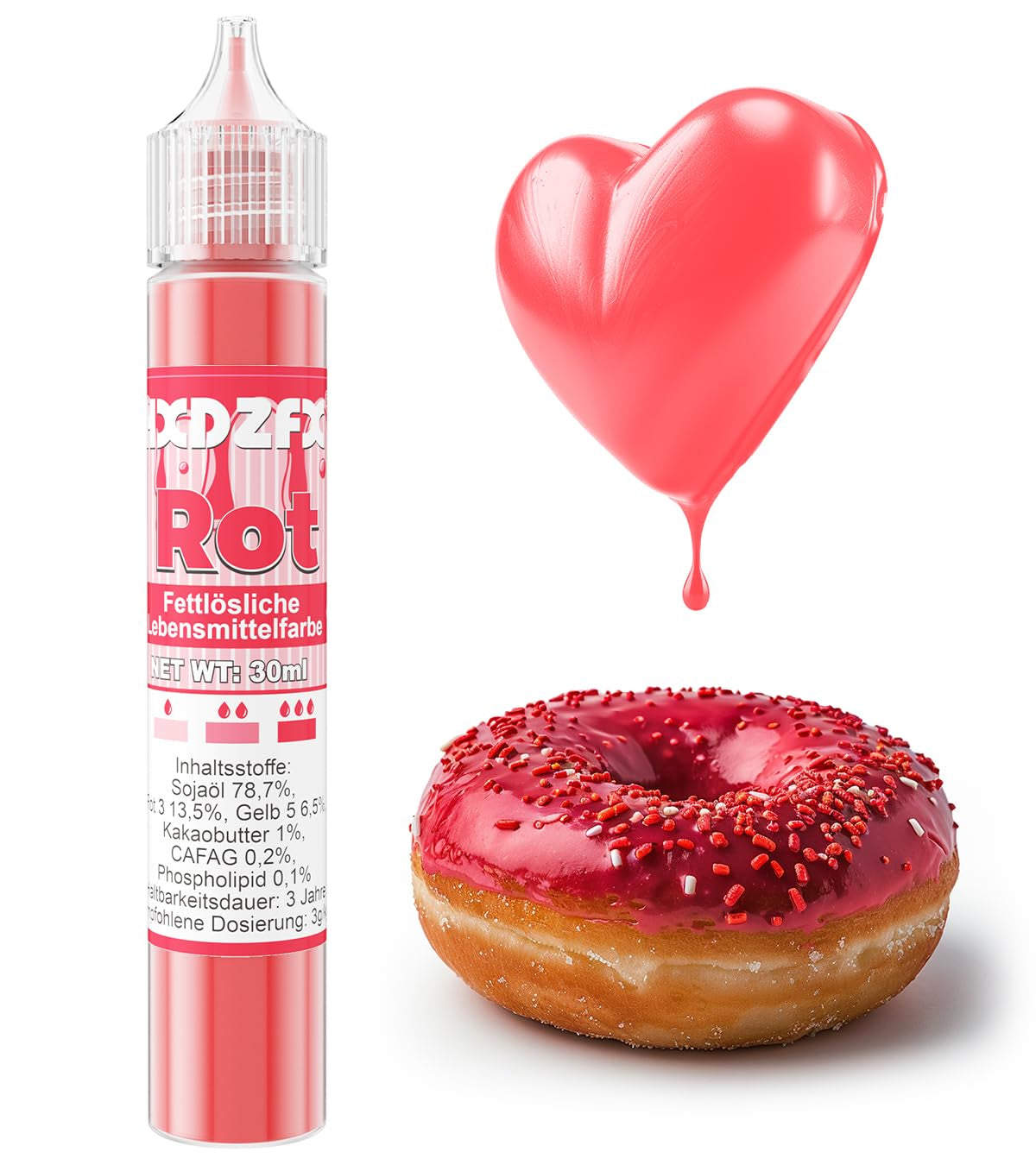 Fettlöslig matfärgning - 30 ml koncentrerad oljebaserad matfärgning för choklad matfärgningsset för tårtdekorering, fondant, smörkräm, bakning, hantverk (marinblå)