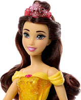 Mattel Disney Princess Toy Movable Belle Fashion Doll med gnistrande kläder och tillbehör Disney filminspirerad present för barn HLW11 Naty Shop Dolls