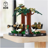 LEGO 75353 Star Wars Pursuit on Endor - Diorama Set, Return of the Jedi med Luke Skywalker, Princess Leia & Scout Trooper and Speeder Bikes, 40-årsjubileum Byggset Besuche den LEGO-Store