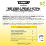 - Bio-Reis- och Quinoa-Pasta glutenfrei, Fusilli-Format - glutenfreie Pasta mit Vollkornreismehl och weisser Quinoa aus biologischem Anbau, vegan, Packung med 3 Packungen à 350 g