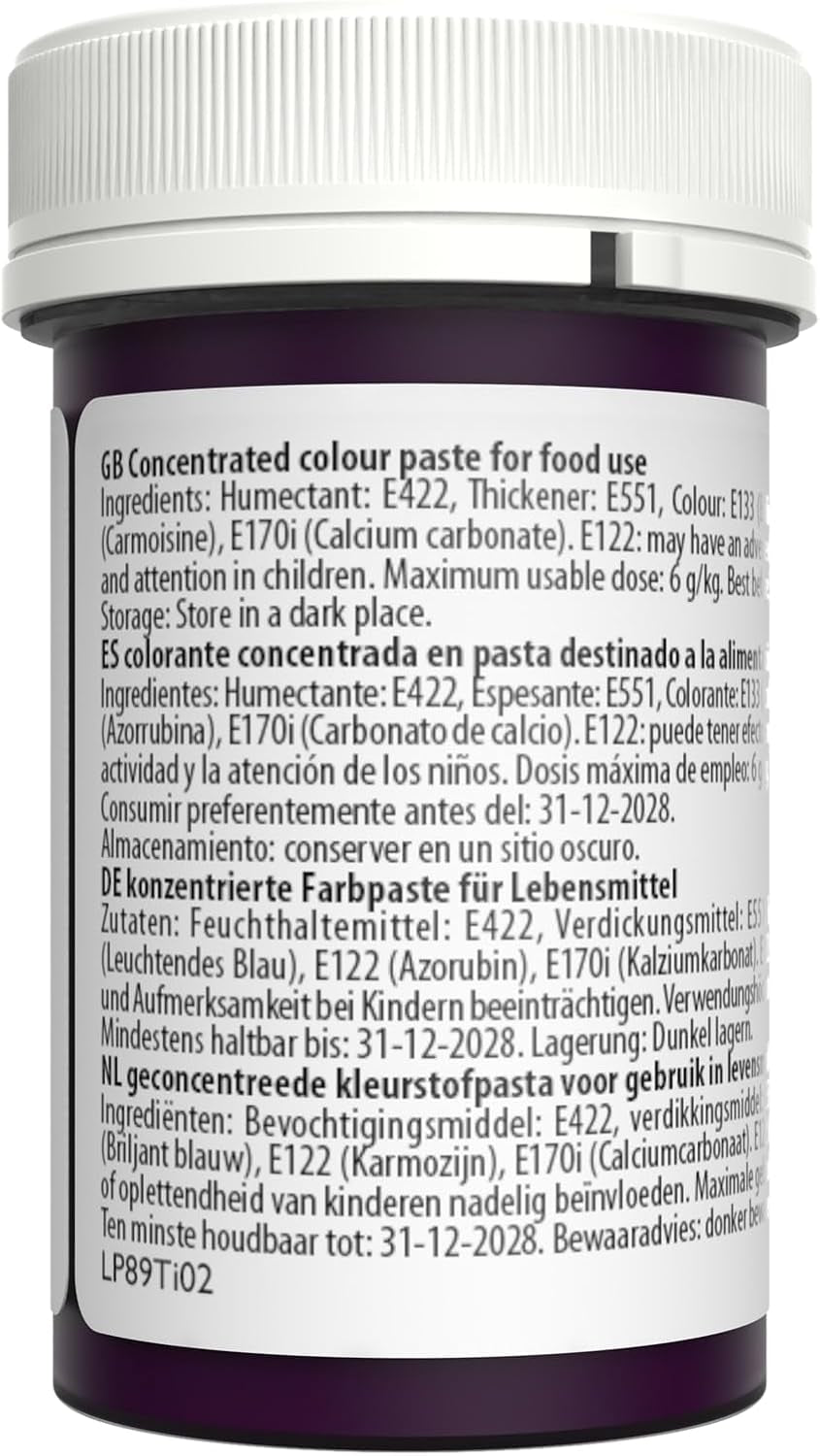 Sugarflair Pasta matfärgning Pastell Magenta, matfärg för pasta, fondant och marsipan, Spectral Concentrated Colors - 25g