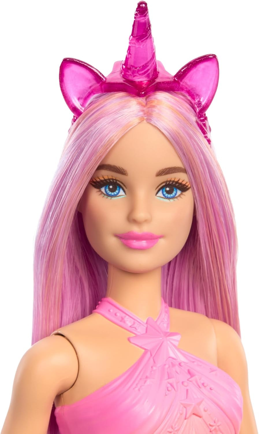 Barbie Unicorn Dolls med färgglatt fantasihår, färggradientkläder och fantasiaccessoarer runt enhörningstemat, HRR13 Naty Shop Dolls