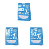 DIET-MAT ​​Ekologisk Shirataki Konjac Instant Rice, Lågkolhydrat, Lågkalori, Vegan, Fettfri, Sojafri, Glutenfri, Ketovänlig, Bantning, 300 gram