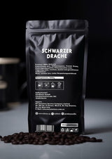 Black Dragon Espresso 100% Robusta - Extra starkt rostade kaffebönor - Mycket starkt och fylligt kaffe med hög koffeinhalt - Mycket stark espresso