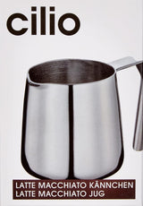 Cilio 0000201383 Latte Macchiato karaff, rostfritt stål, silver, 6,4 x 7,4 x 7,6 cm