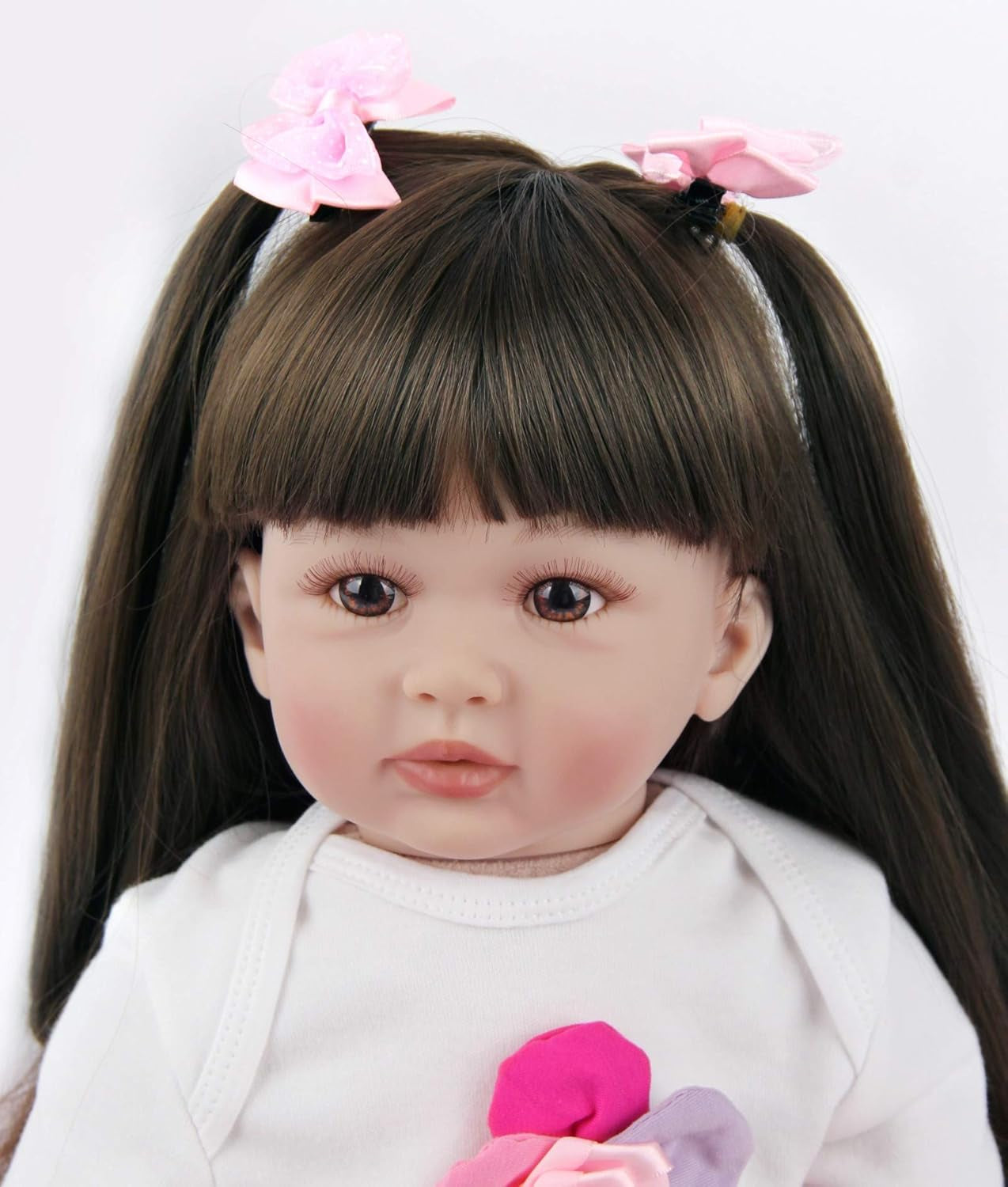 ZIYIUI 24 tums Reborn Baby Dolls, naturtrogna mjuka kroppsdockor, 60 cm handgjorda Reborn Baby Dolls, julklappar