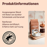 av Amazon Espresso Crema Röstkaffee Ganze Bohnen, 1 kg (2 förpackningar à 500 g), Rainforest Alliance-Zertifizierung
