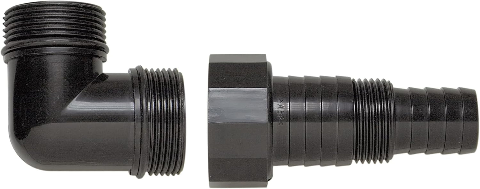 1370169 Anslutning för dränkbara pumpar, pumpanslutning 1" 1/2M, slanganslutning 25e38mm/1"M/1" 1/2M