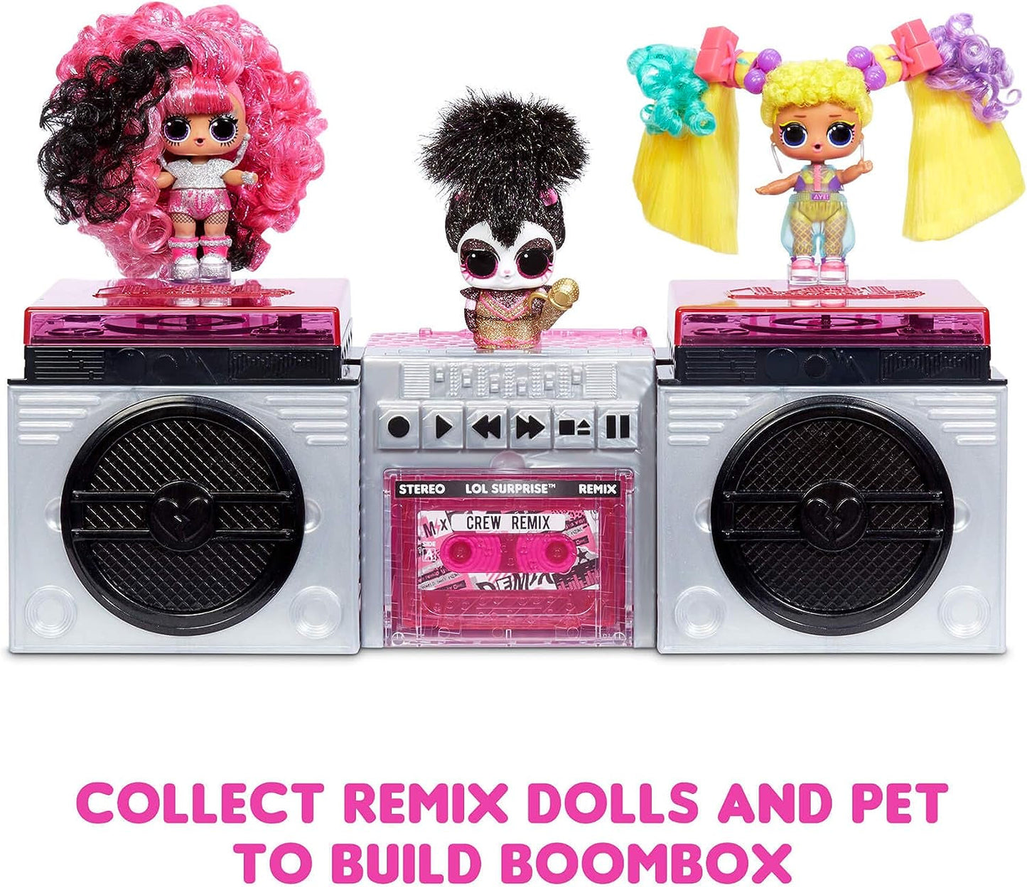 L.O.L. överraskning! 566977E7C Remix hårflipdockor - Samlarobjekt - 15 överraskningar - Med hårmössa, accessoarer och musik Naty Shop Dolls