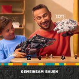 LEGO Star Wars Dark Millennium Falcon, Rymdskeppsset, Byggleksak för barn, Födelsedagspresent för pojkar, tjejer och fans, Äventyrsleksak 75389 Byggset Besuche den LEGO-Store