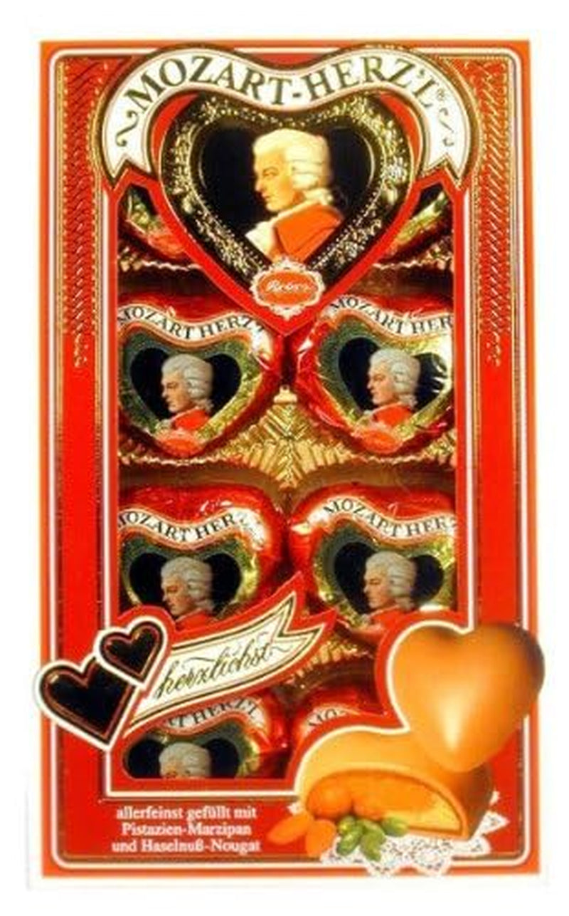 Pralin Reber Mozart Herzl, 80 g