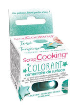 Scrapcooking - Limegrön matfärgning - Ätbart glitterpulver för ytor - För kakor, kakor, makroner, choklad och fudge - Limegrönt - 4087