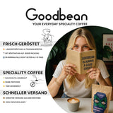 Santos | Kaffebönor 2500g - 100% Arabica från Brasilien | för espresso, cappuccino eller starkt filtrerat kaffe | Omni Roast | Klassiskt kaffe - den perfekta introduktionen till specialkaffe