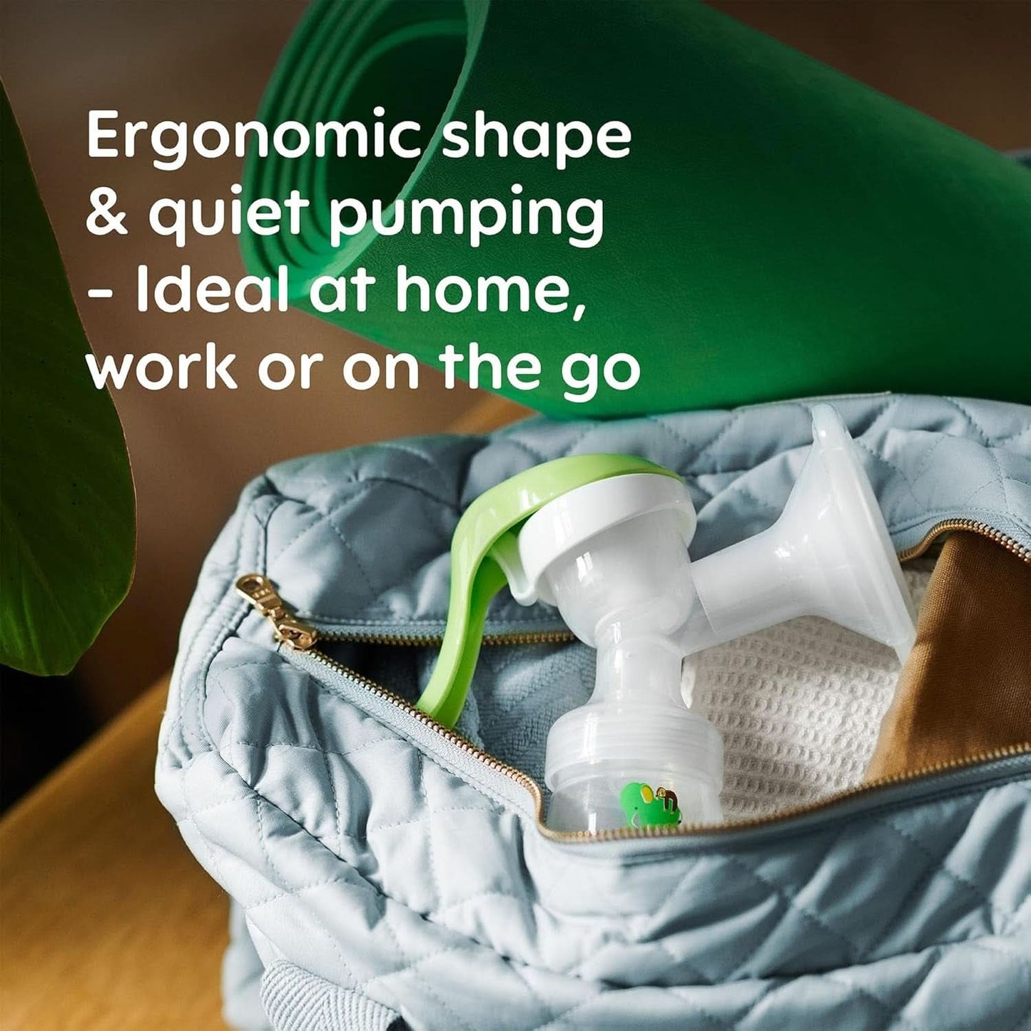 MAM handbröstpump - bekväm och kompakt bröstpump för bröstmjölk som innehåller 1 anti-kolikflaska MAM Easy Start Tillbehör Mat och amning Bebe Naty Shop
