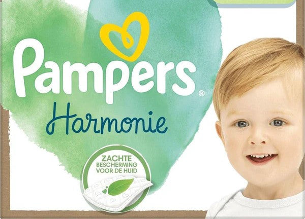 Pampers Harmony blöjor för bebis storlek 5 11-16 kg 38 st - skonsam mot bebisens hud