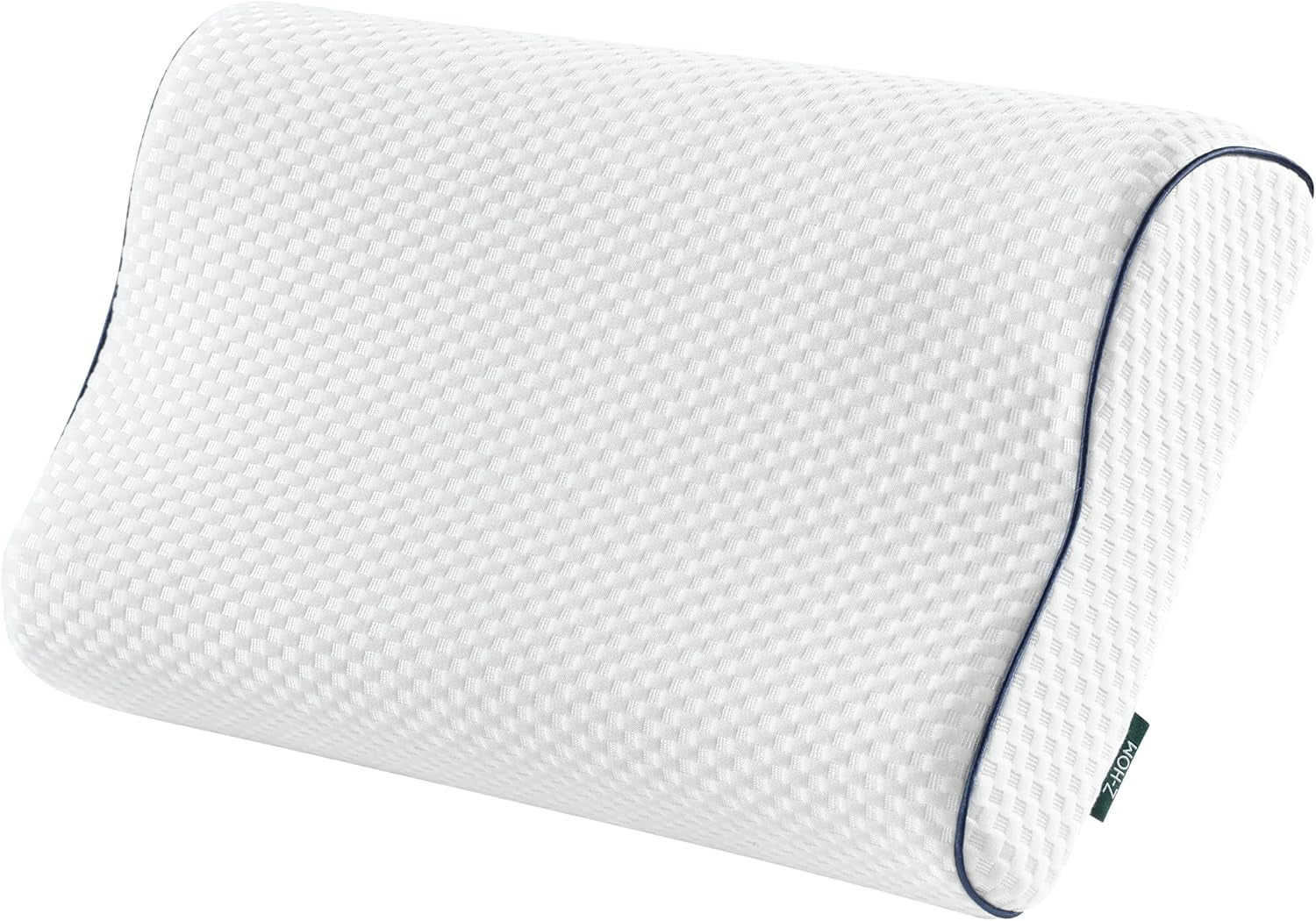 Z-Hom Nackstödskudde, Memory Foam Kudde, Side Sleeper Kudde, Ergonomisk Kudde, Anti Snorking Kudde, Ortopedisk Sovkudde, Avtagbart överdrag (49 X 30 X 7/10 Cm) Cervikala ortopediska kuddar Naty Shop