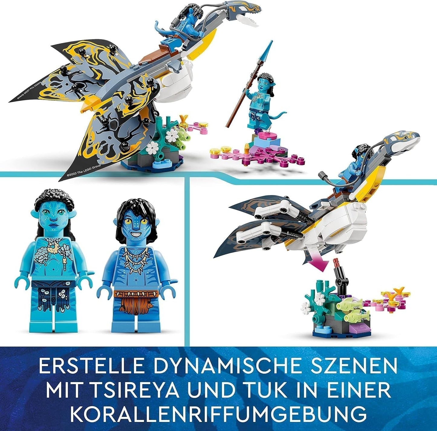 LEGO Avatar Upptäckten av Ilu Water Path Byggleksak med undervattensfigur Pandora Collection Set för barn och filmfans 8 år och uppåt 75575 Byggset Besuche den LEGO-Store