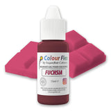 Sugarflair Colourflex Fuchsia oljebaserad matfärgning, högkoncentrerad flytande livsmedelsfärg, matfärg för smörkräm, choklad, deg, fondant, glasyr och mer - 15 ml