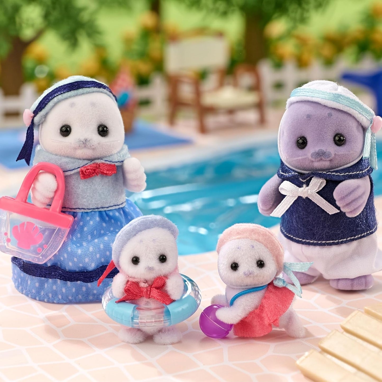 Sylvanian Families - 5759 Sälfamiljen Djurfigur Detaljerad leksak för åldrarna 3+ Naty Shop Dolls