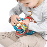 LUDI - Planet Bell - Leksak för barn - Från 3 månader - Levande färger, olika texturer och originalform - Främjar finmotorik och fingerfärdighet Bebe Naty Shop Toys