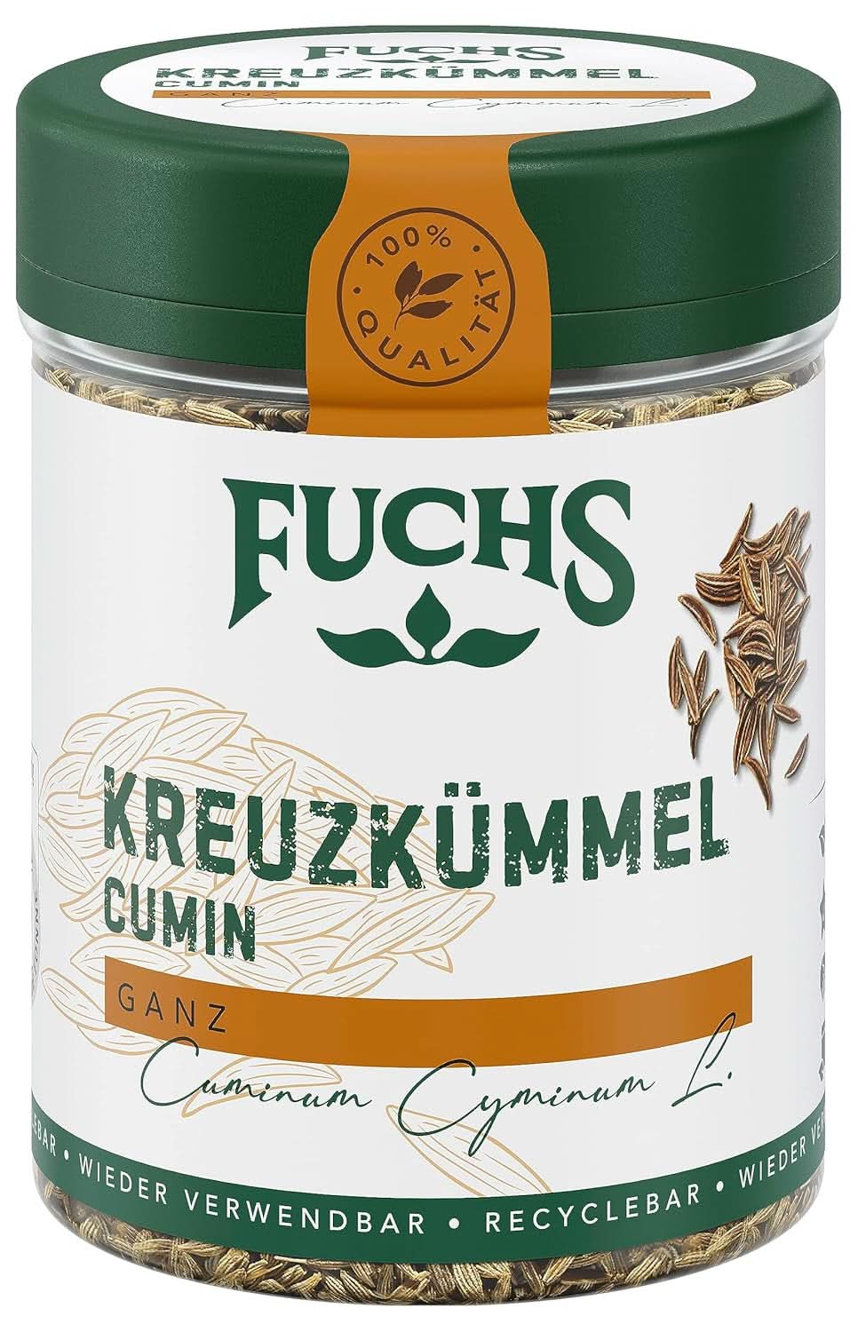Fuchs - Hel spiskummin, 60 gram Condiments Naty Shop