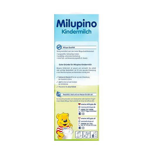 Milupino babymjölk färdig att dricka (6X1L), från 1 år, för små barn i tillväxtfasen Naty Shop