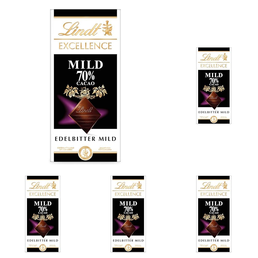 Lindt Excellence 78 Percent Cocoa Bar - Kakao Intensity Persistence Vegan Bar 100 g Idealisk present