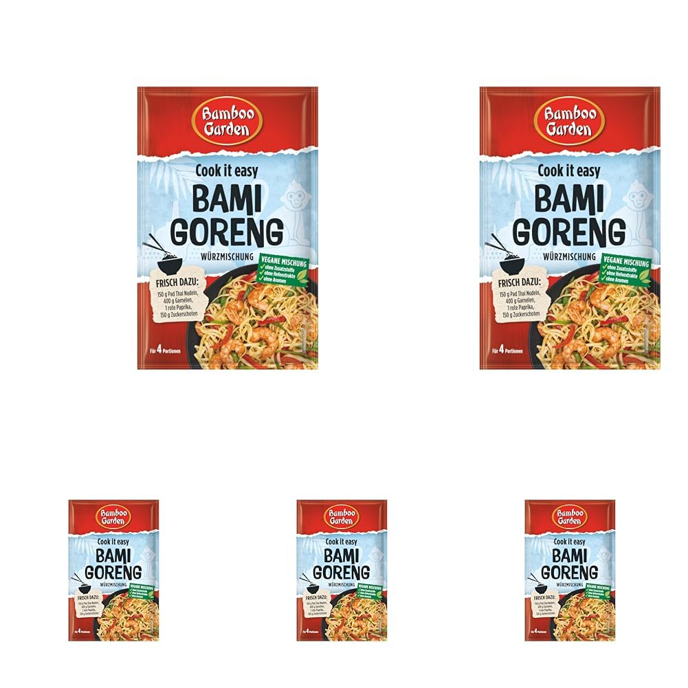 Bamboo Garden Bami Goreng Wurzmischung - Perfekt för 4 portioner