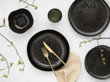 CreaTable, 21249, Natura Organic RUSTY Series, 12-delat servisset för 4, porslinstallrikar, diskmaskins- och mikrovågssäkert, tillverkat i Europa