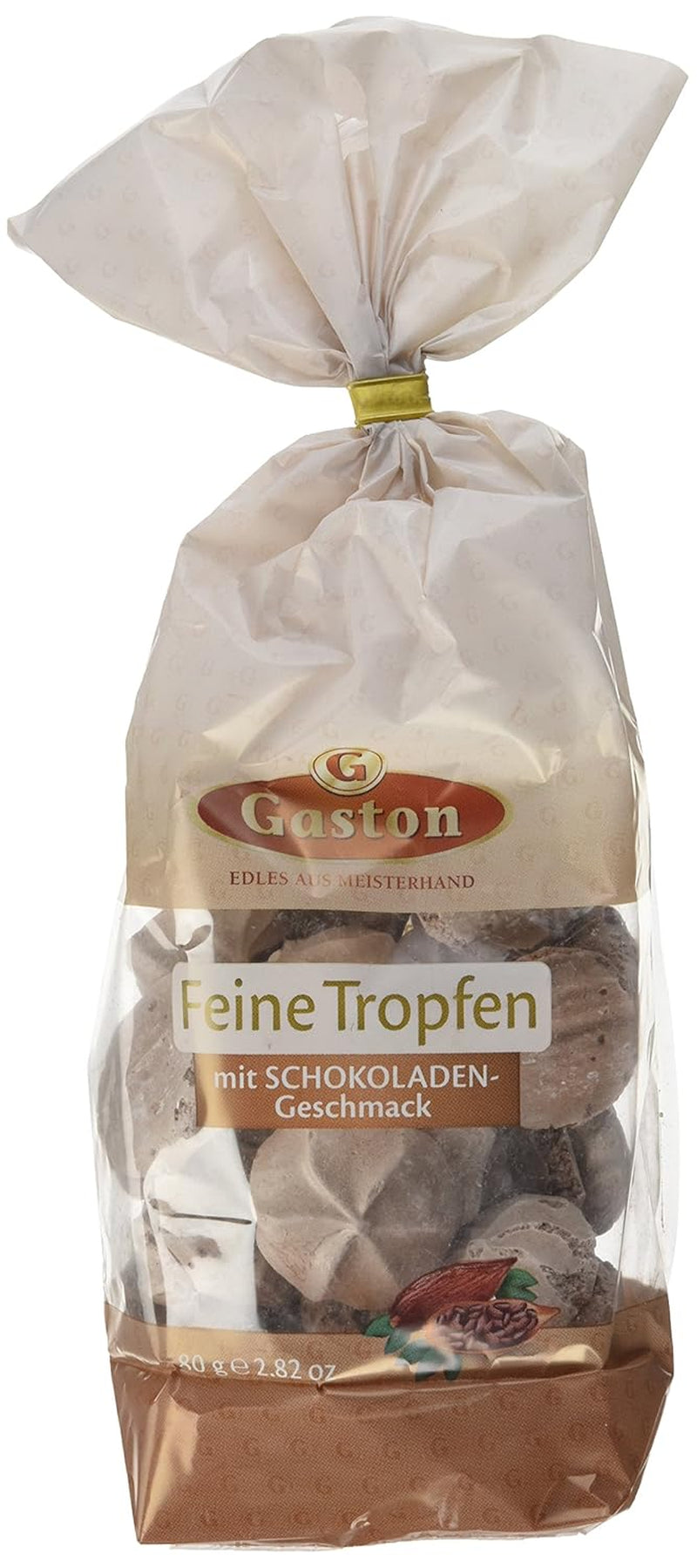 Fina droppar med chokladsmak Förpackning om 18 (18 x 80 g)