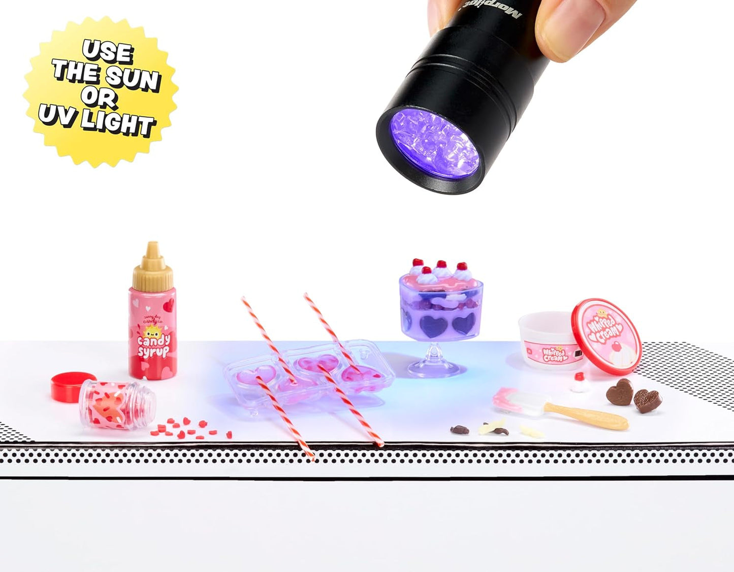MGA Miniverse - Make It Mini with Love - Mini Samlarföremål, DIY Resin Craft Kit, Alla hjärtans dag-serien, matrepliker, icke-ätbara - för samlare och barn från 8 år och uppåt