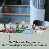 LEGO Classic Creative Dinosaurs Byggset med djurmodeller och figurer gjorda av klossar, fantasifull lekupplevelse, present till pojkar och flickor 5 år gamla, inklusive T.Rex och Triceratops 11041 Byggset Besuche den LEGO-Store