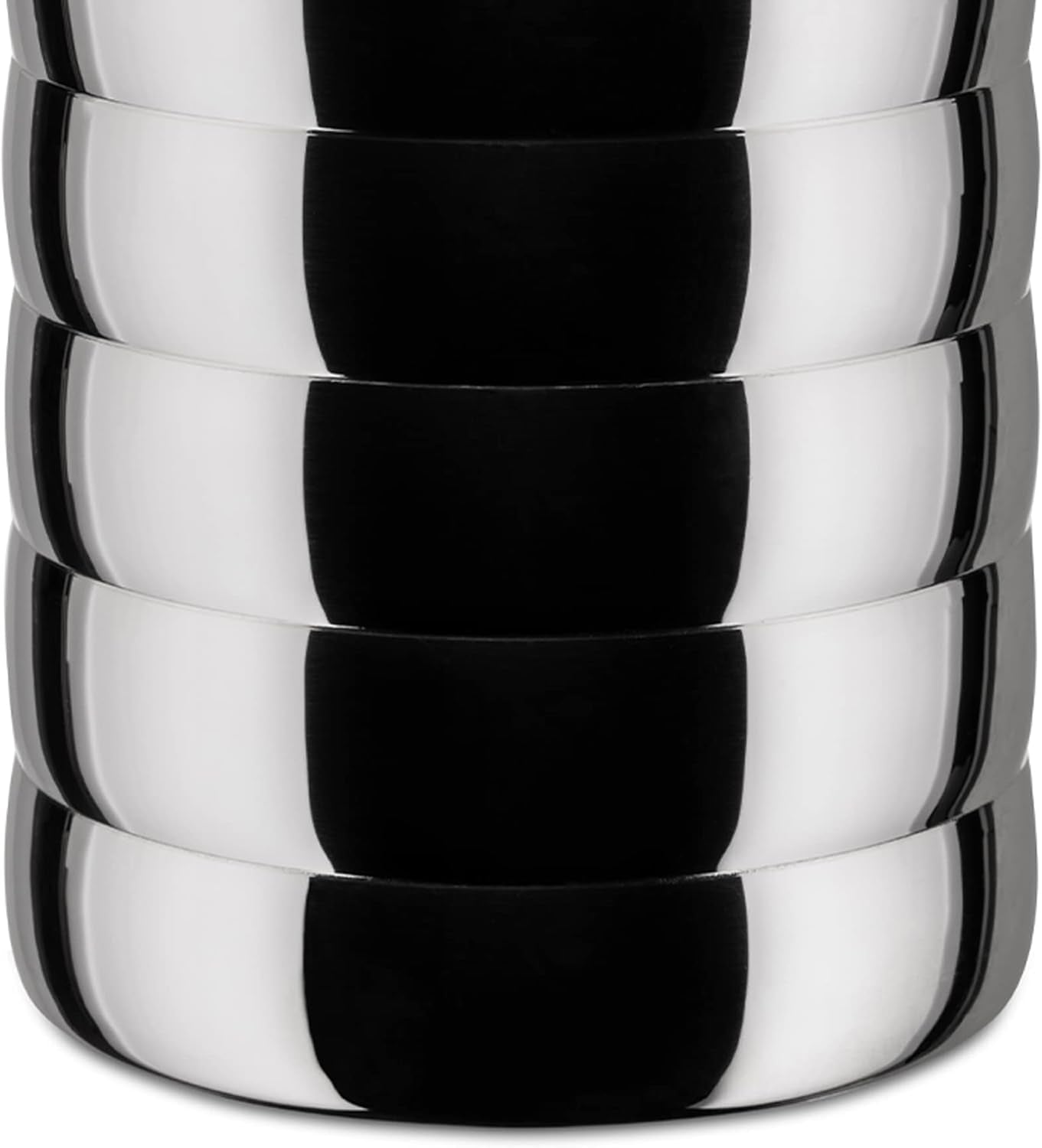Alessi Kalistò 2 CB02 - Köksburk i rostfritt stål 18/10 med aluminiumknopp, 114 cl, silver Matförvaringslådor Naty Shop