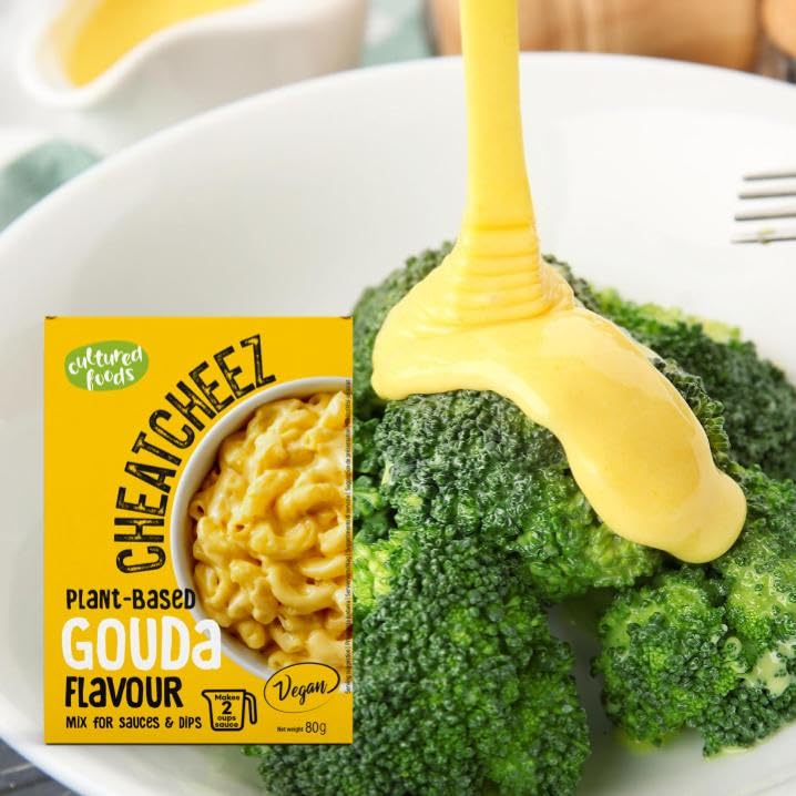 Cultured Foods CHEATCHEEZ Vegansk Goudasås - laktos- och glutenfri