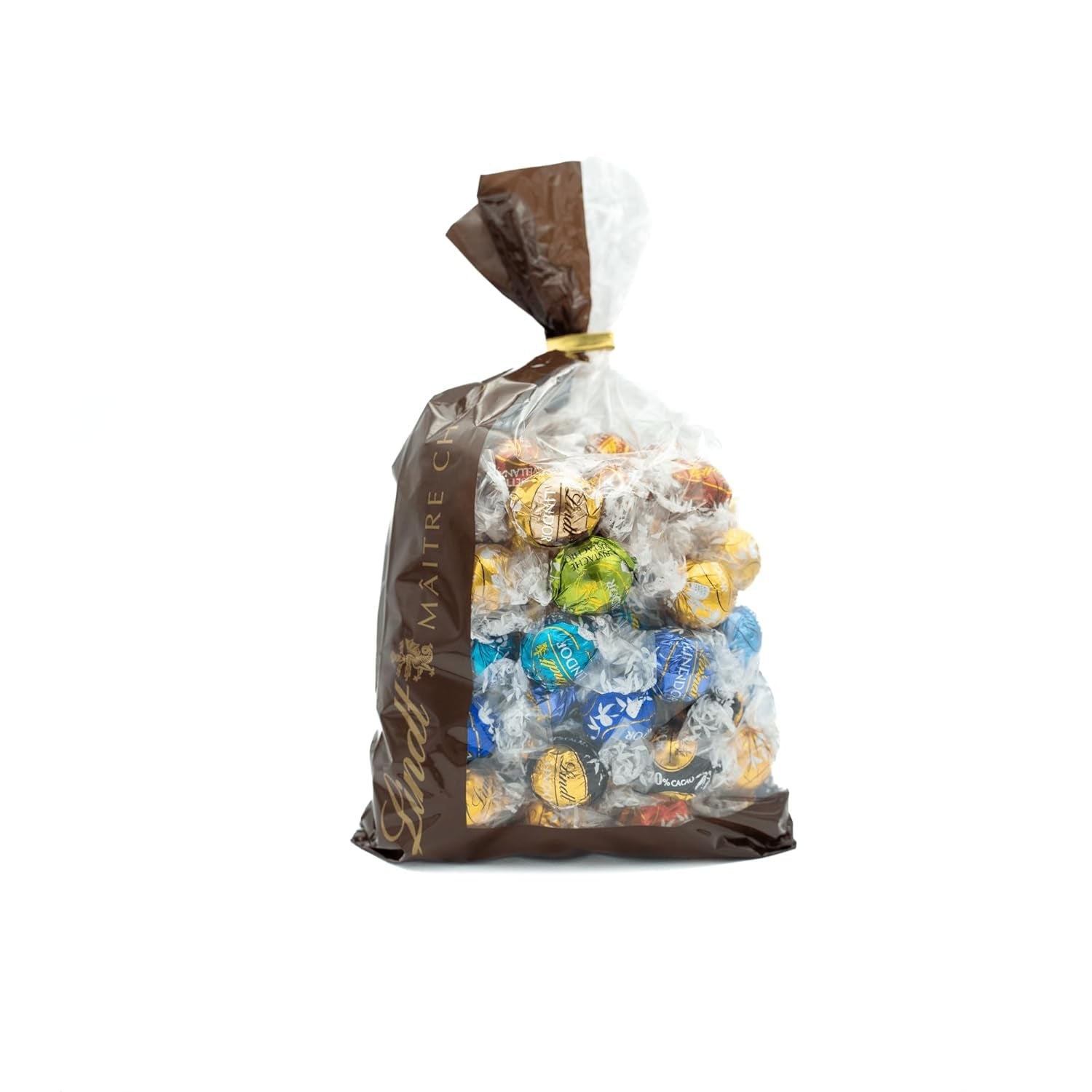 Lindt Choklad | LINDOR sortiment | 1371g | 110 tryffel i fin choklad med smält-i-mun-fyllning | Gåva av choklad att dela