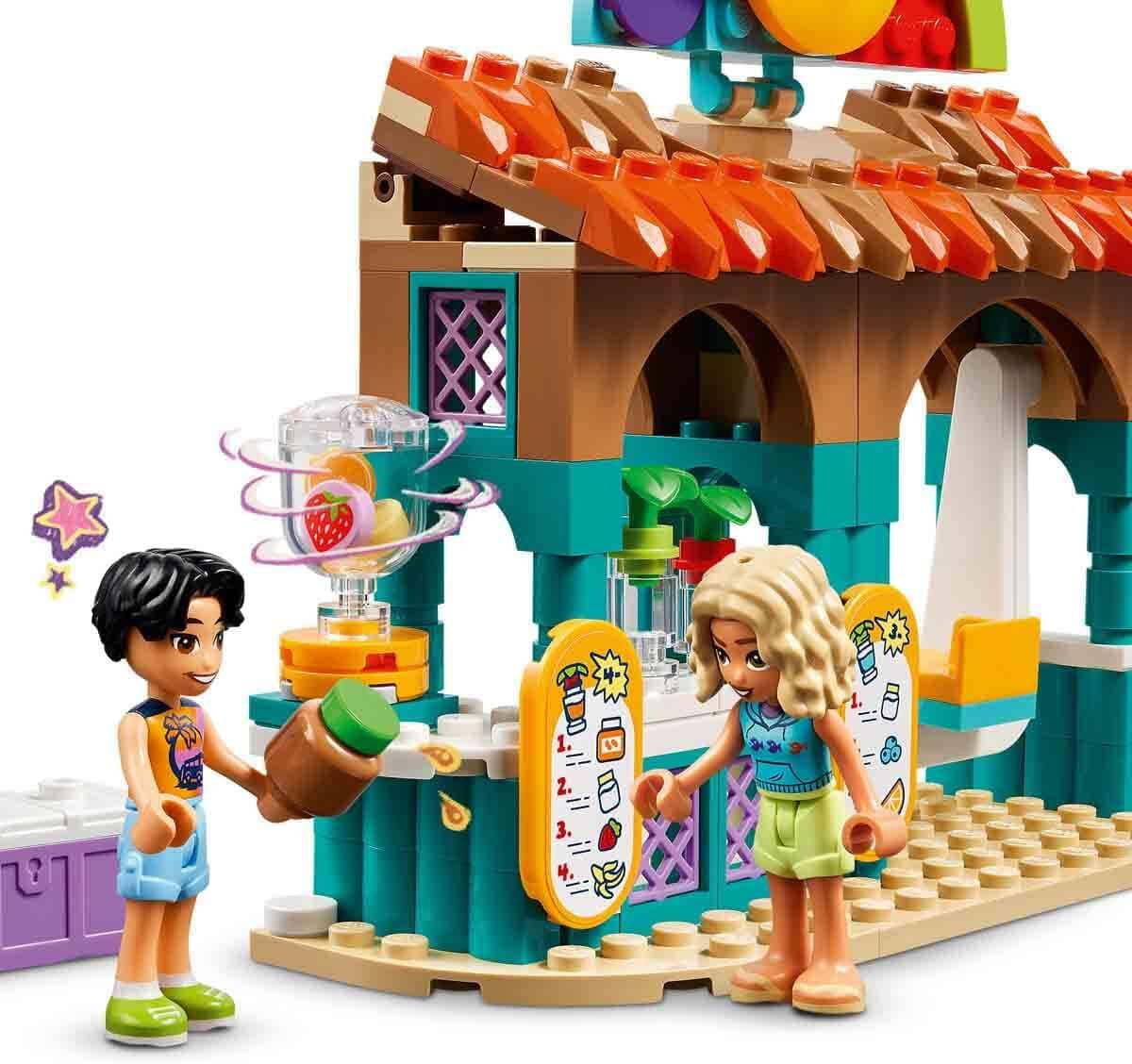 LEGO Friends Smoothieställ på stranden Rollspel Lekset Presentidé för flickor och pojkar 6 år med lekfigurer Sköldpadda och tillbehör Social utveckling Leksak 42625 Byggset Besuche den LEGO-Store