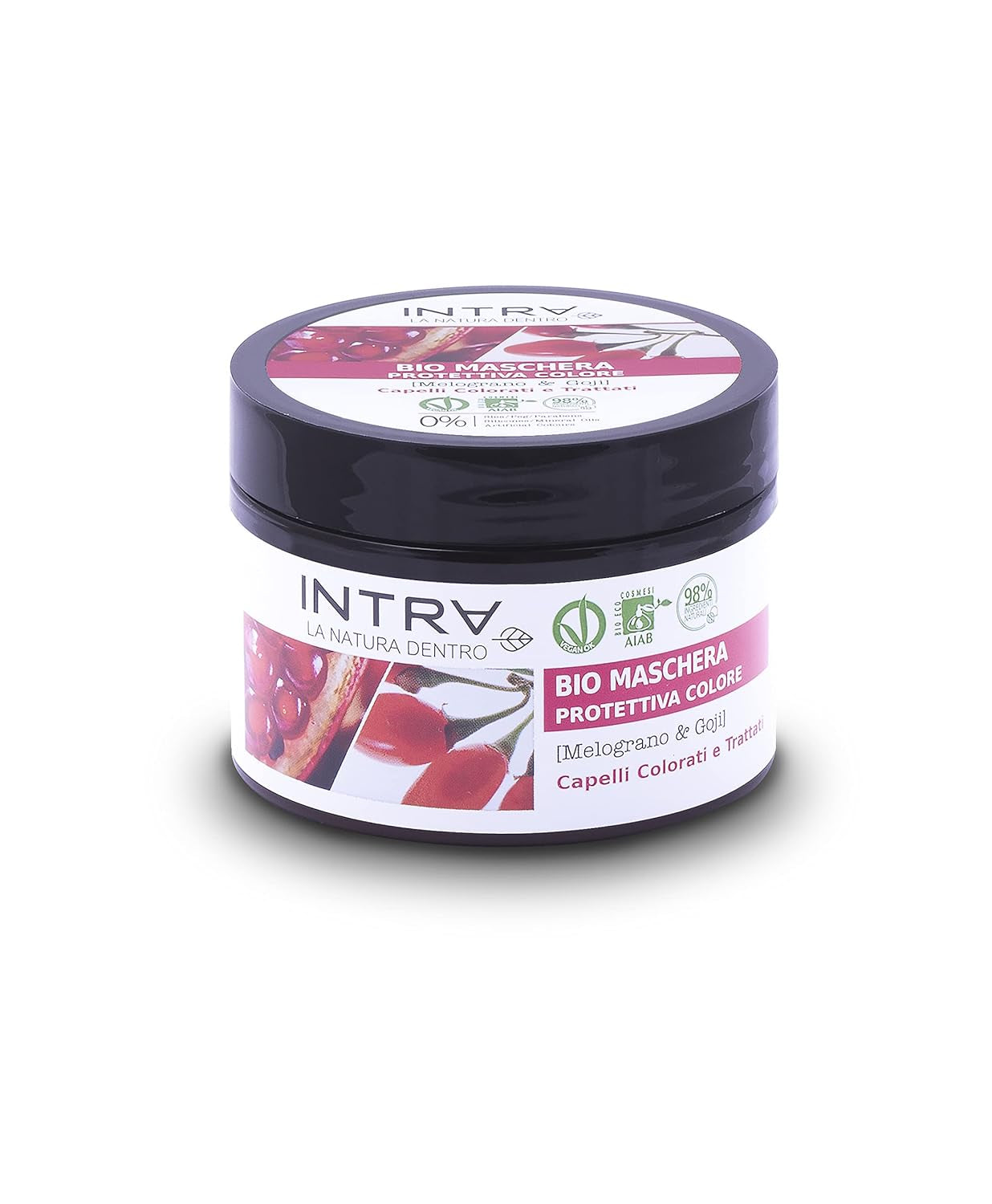 Granatäpple Goji Hårmask Ekologisk skyddande färg - 250ml Naty Shop Hårmask Standardtitel